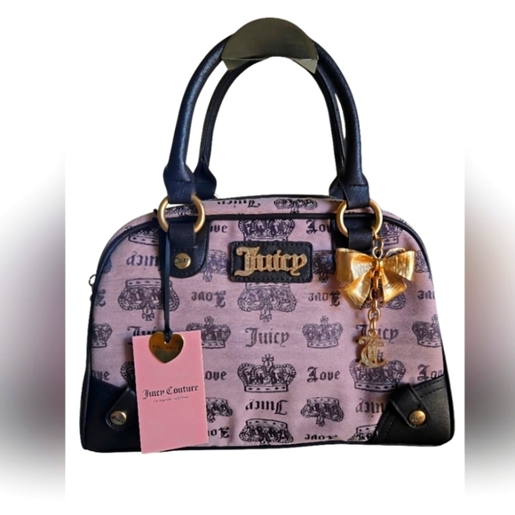 Juicy Couture Vintage Bowler Style Bag NWT - Picture 1 of 2